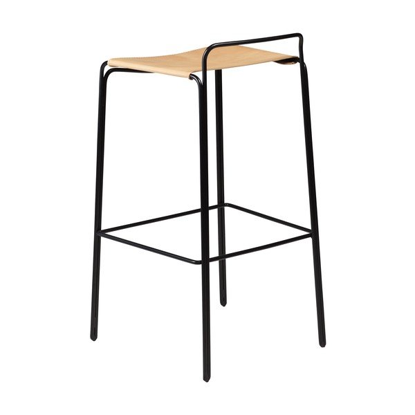 Barna bárszék (ülésmagasság 77 cm) Paz – DAN-FORM Denmark-image-1