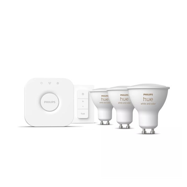 Okos kezdő készlet 5 db-os GU10, 6 W White and color ambiance – Philips Hue