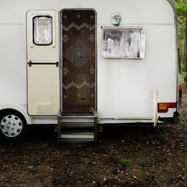 Natúr színű bambusz függöny ajtóra 90x200 cm Rhombus – Maximex-image-4