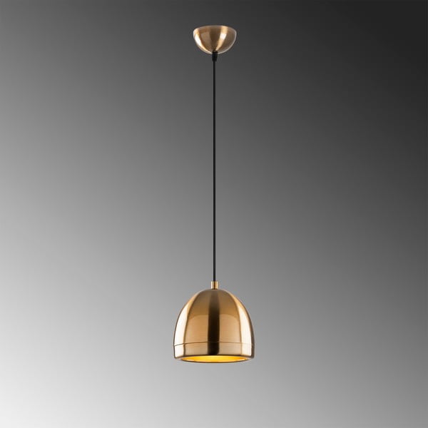 Bronzszínű függőlámpa fém búrával ø 17 cm Mugo – Opviq lights-image-4