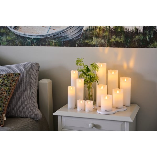 LED gyertya szett 3 db-os (magasság 15 cm) Sara – Sirius-image-3