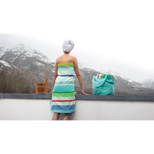 Laguna világoskék pamut strandtáska - Remember-image-2