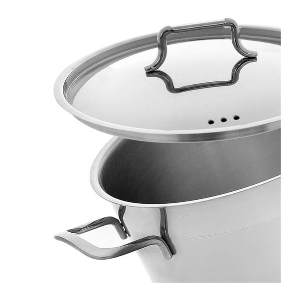 Anett rozsdamentes acél edény fedővel, 0,7 l - Orion-image-1