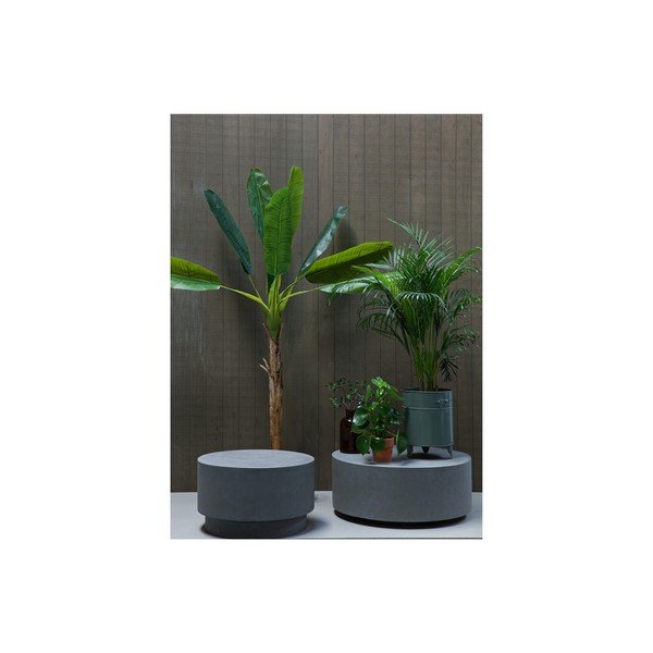 Dean szürke dohányzóasztal agyagból, ⌀ 80 cm - WOOOD-image-2