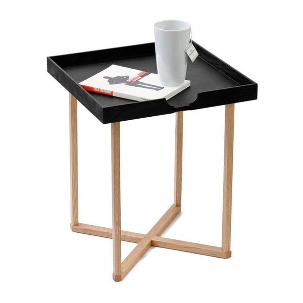 Damieh fekete tárolóasztal, 37 x 45 cm - Wireworks