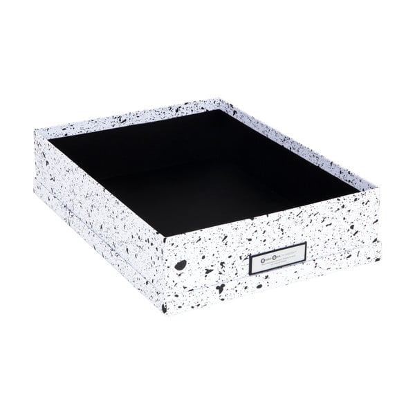 Oskar fekete-fehér tárolódoboz - Bigso Box of Sweden-image-2