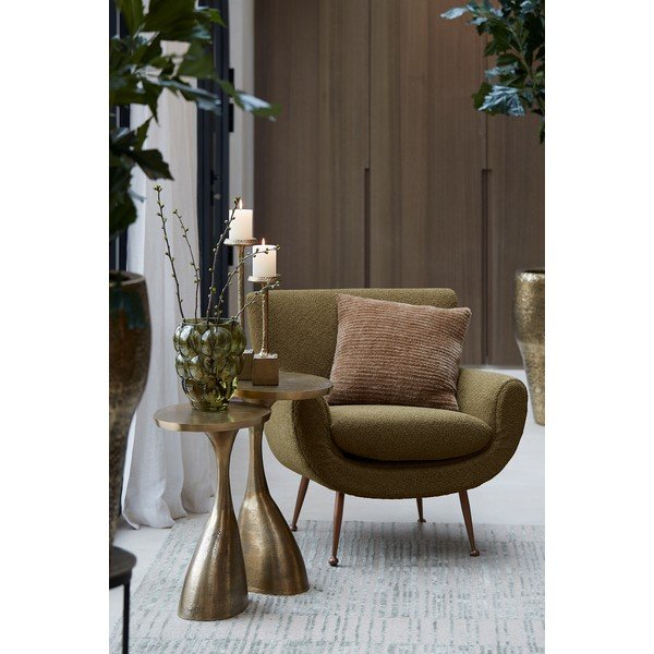 Kerek fém tárolóasztal 33x40 cm Macau - Light & Living-image-1