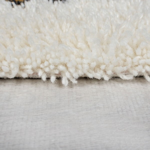 Krémszínű kézi szövésű gyapjú szőnyeg 120x170 cm Moroccan Fes – Flair Rugs-image-4