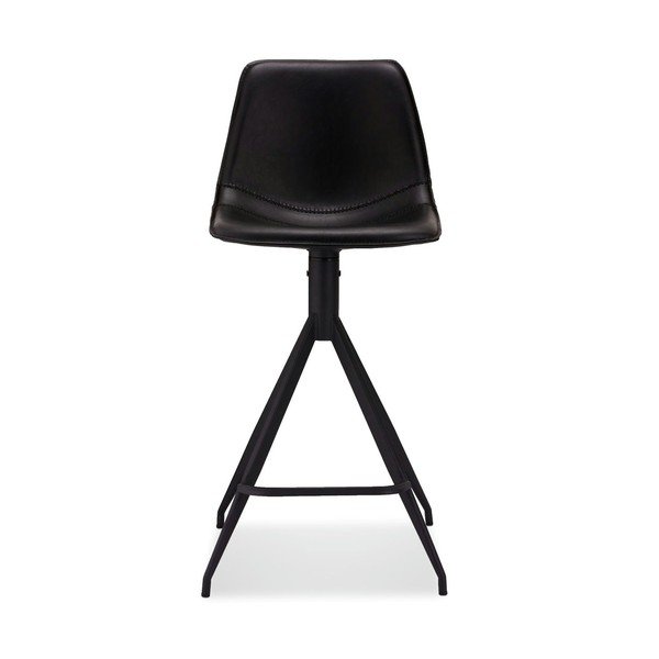 Fekete forgó bárszék szett 2 db-os 98 cm Isabel – Furnhouse-image-1