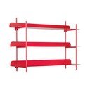 Piros többszintes fém fali polc 60 cm Cool Retro – PT LIVING