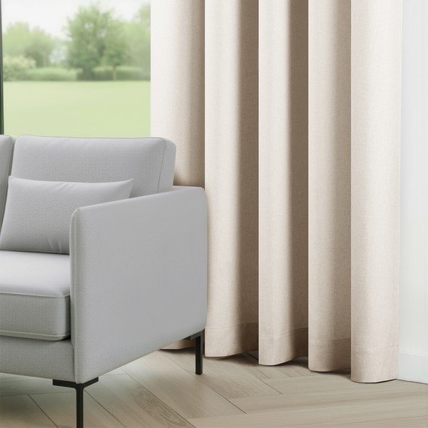 Krémszínű dimout (részleges sötétítő) függöny 200x250 cm Calisto – Filumi-image-1