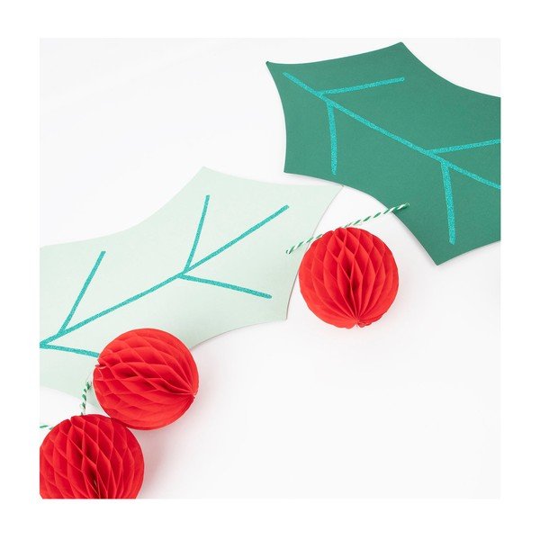 Girland karácsonyi mintával 244 cm Holly – Meri Meri-image-3