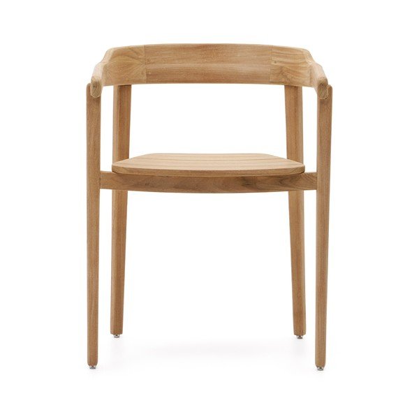 Natúr színű tömörfa kerti szék Icaro – Kave Home-image-2