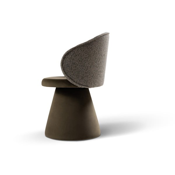 Sötétzöld bársony fotel Inez – Micadoni -image-3