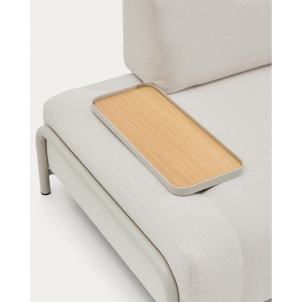 Bézs zsenília moduláris kanapé 200 cm Compo – Kave Home-image-1