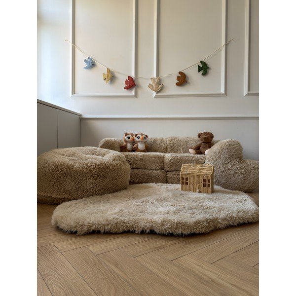 Világos natúr színű gyerek fotel Mammoth – Meowbaby-image-2