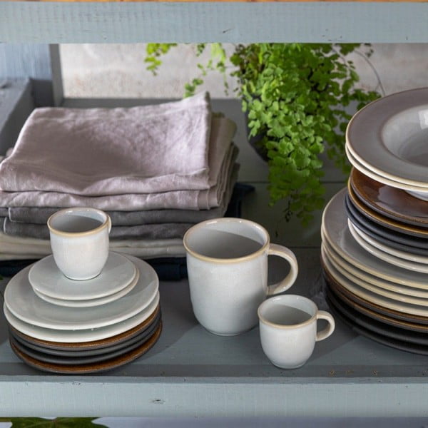 Fehér agyagkerámia eszpresszó bögre 80 ml Roda – Costa Nova-image-1