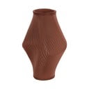 Barna poligyanta váza (magasság 30 cm) Twisted Rib – PT LIVING
