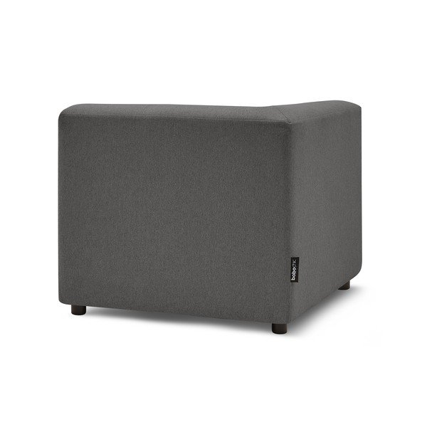 Sötétszürke kanapé modul Kleber - Bobochic Paris-image-3