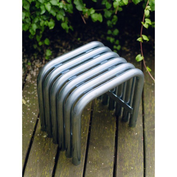 Ezüstszínű fém kerti szék Nokk – noo.ma-image-2