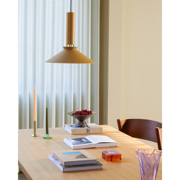 Narancssárga függőlámpa ø 40 cm Coney – Hübsch-image-4