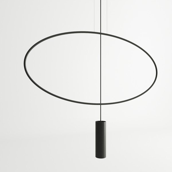 Fekete fém függőlámpa HOLAR – Thoro-image-2