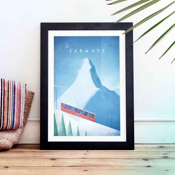 Poszter Zermatt, 30x40 cm - Travelposter-image-1