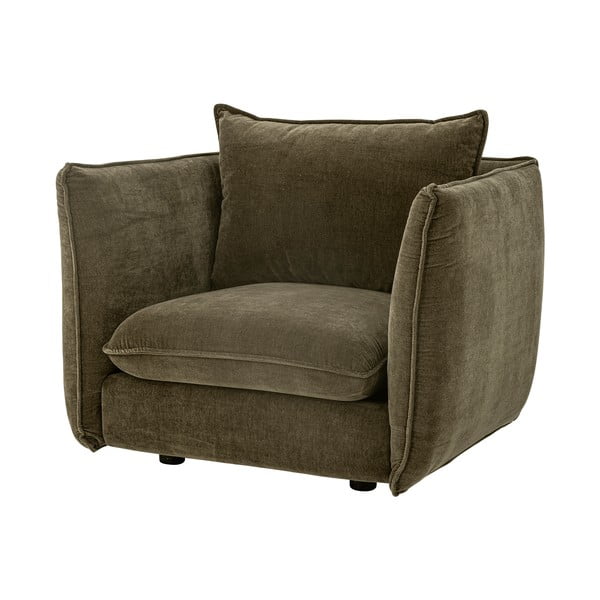 Sötétzöld bársony fotel Austin – Bloomingville-image-4