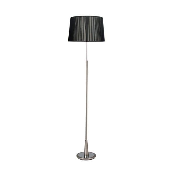 Fekete-ezüstszínű állólámpa (magasság 146 cm) Dera – Candellux Lighting