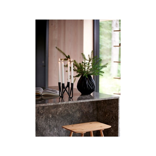 Flame fekete porcelán váza, magasság 23 cm - Morsø-image-2