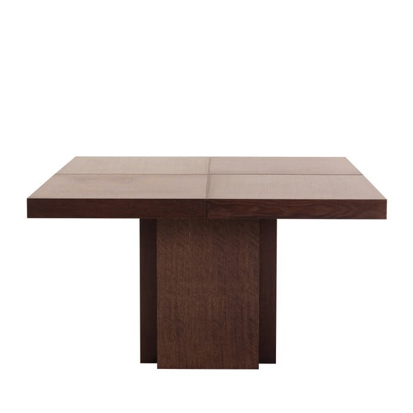Dusk sötétbarna étkezőasztal, 130 x 130 cm - TemaHome