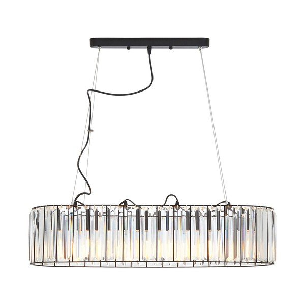 Fém függőlámpa üveg búrával Akiko – Premier Housewares-image-3