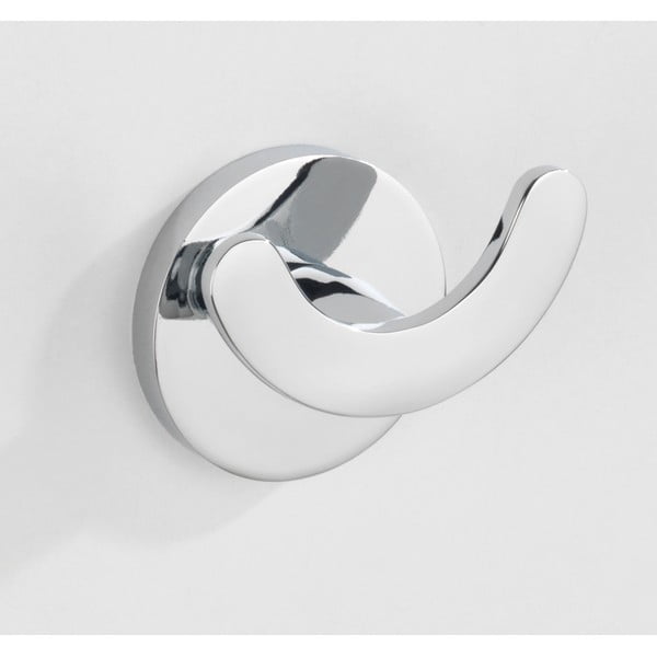 Matt ezüstszínű öntapadós rozsdamentes acél akasztó Isera – Wenko-image-1