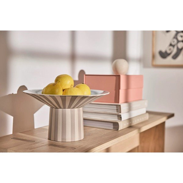 Bézs kőedény tál ø 30 cm Toppu – OYOY Living Design-image-2