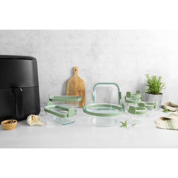 Üveg sütőforma szett forrólevegős fritőzhöz 4 db-os ø 9,5 cm – Lékué-image-2