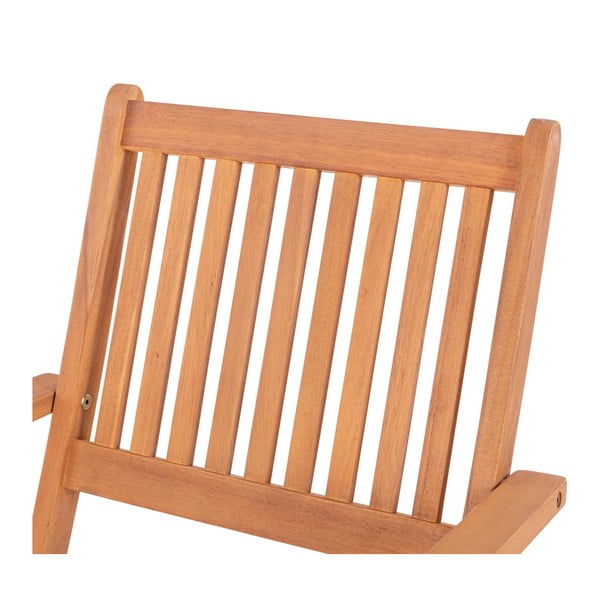 Natúr színű tömörfa kerti szék – LDK Garden-image-2