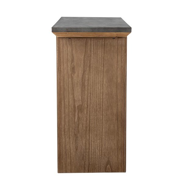 Natúr színű konzolasztal fém asztallappal 40x110 cm Riva – Bloomingville-image-3