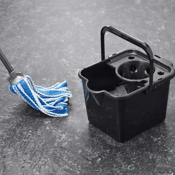 Eco Range szürke felmosó vödör újrahasznosított műanyagból, 12 l - Addis-image-1