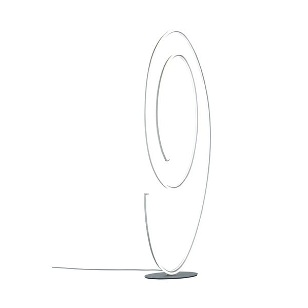 Szürke LED állólámpa fém búrával (magasság 175 cm) Ciola – CINQUE