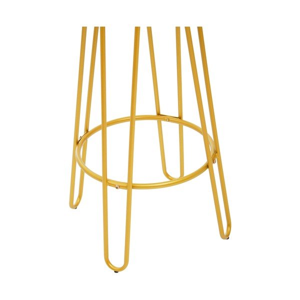 Aranyszínű-natúr színű szilfa bárszék (ülésmagasság 75 cm) District – Premier Housewares-image-4