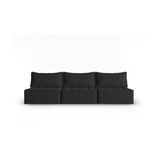 Fekete kanapé 240 cm Mike – Micadoni Home