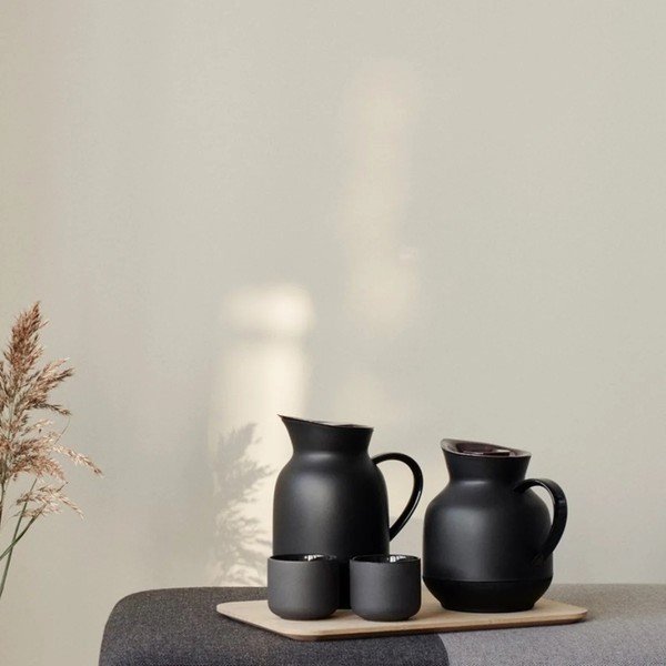 Fekete műanyag thermo kancsó 1 l Amphora – Stelton-image-2