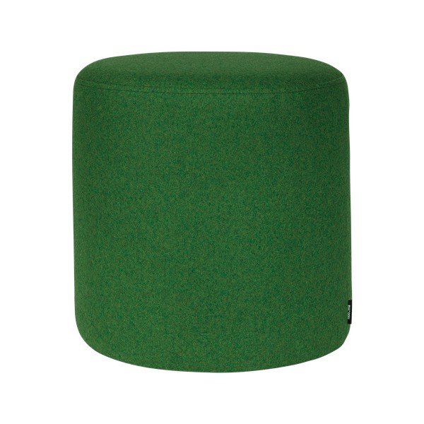 Zöld gyapjú puff Folk – noo.ma