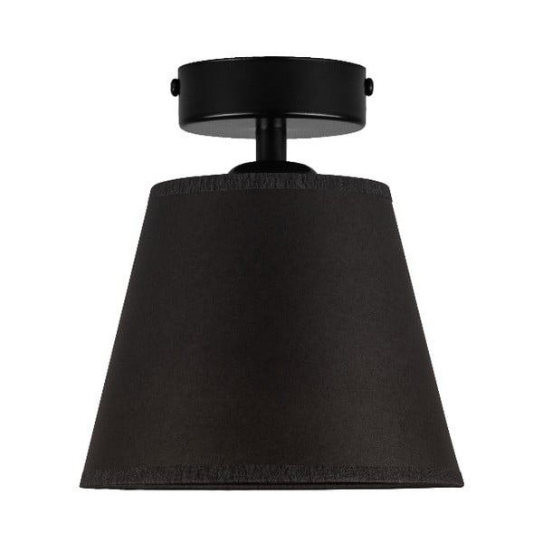 IRO Parchment fekete mennyezeti lámpa, ⌀ 16 cm - Sotto Luce