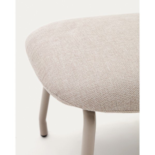 Bézs puff Belina – Kave Home-image-1