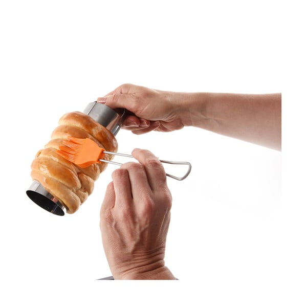 Rozsdamentes acél kürtöskalács sütőforma szett 2 db-os ø 6 cm – Orion-image-4