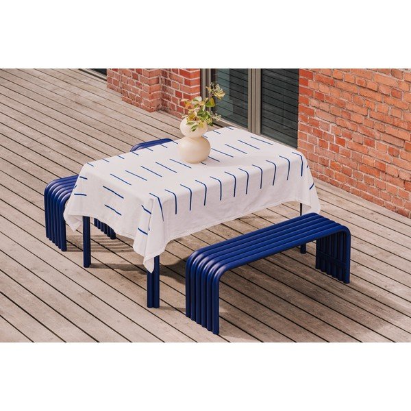 Kék fém kerti pad Nokk – noo.ma-image-2