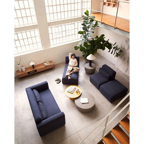 Sötétkék kanapé 188 cm Neom – Kave Home-image-3