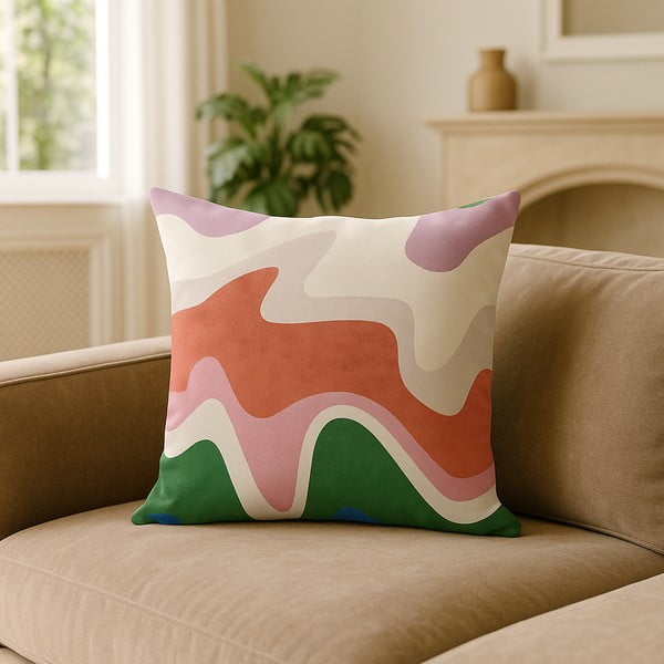 Párnahuzat 43x43 cm Squiggly Breeze – Mila Home-image-3