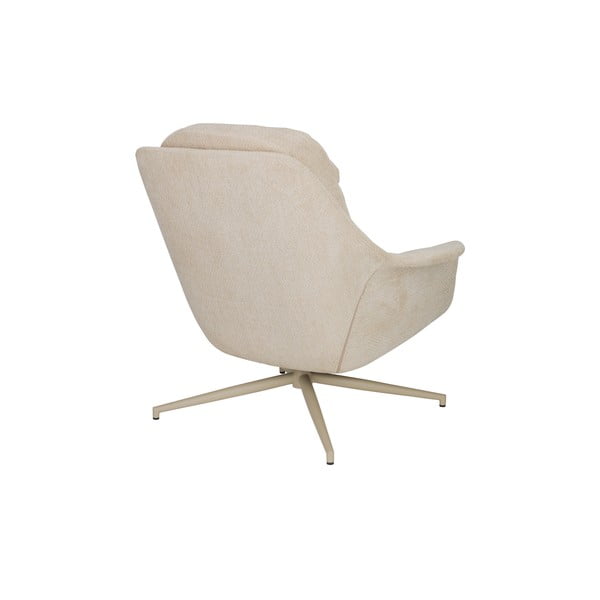 Bézs forgó relaxációs fotel Philly – Zuiver-image-4